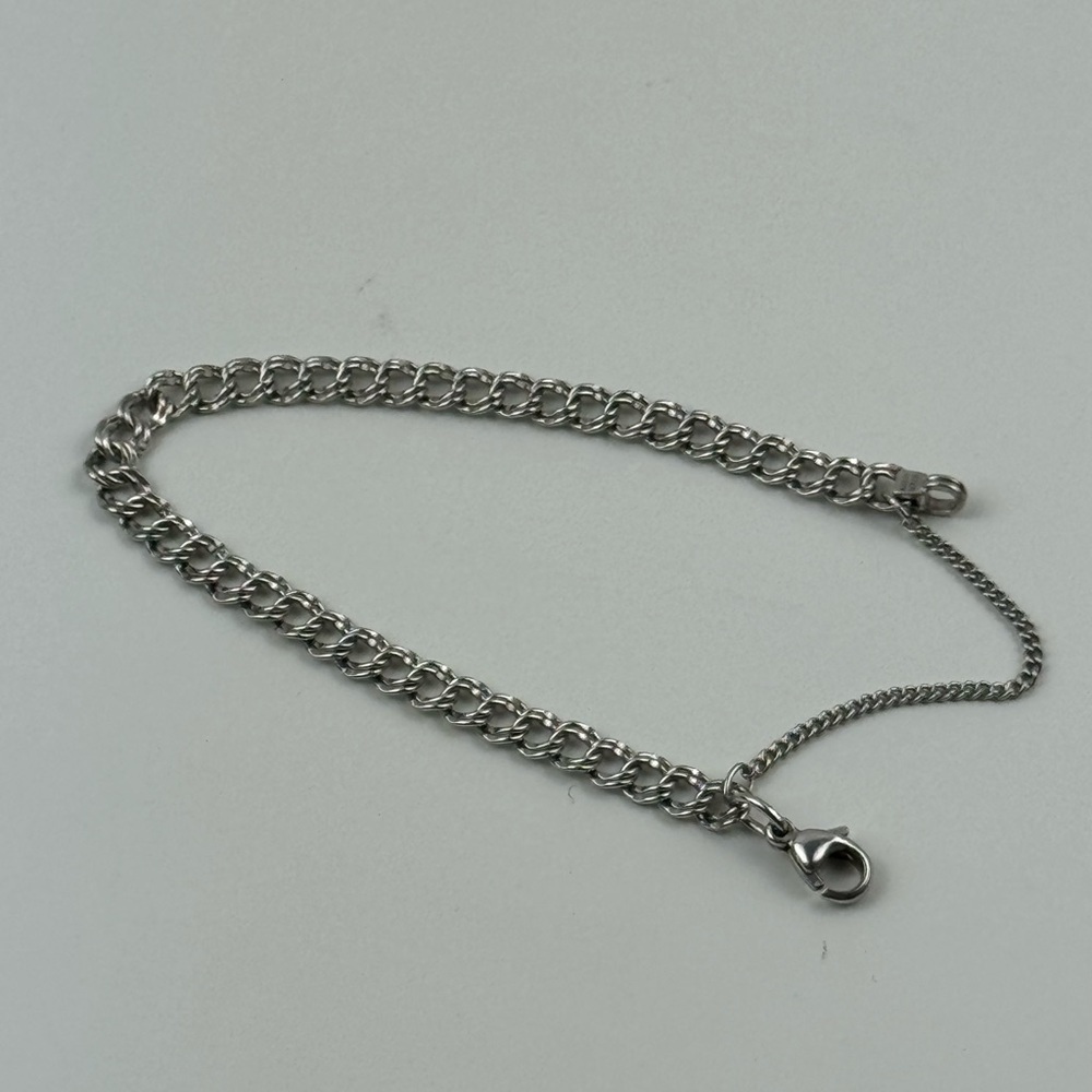 James Avery Sterling Silver Curb Charm Bracelet Signed Lobster Claw 7” W…​​​​ - Picture 4 of 7